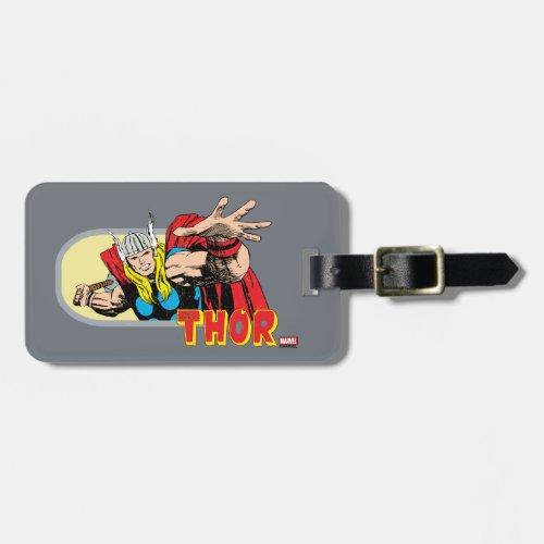 Thor Retro Graphic Luggage Tag
