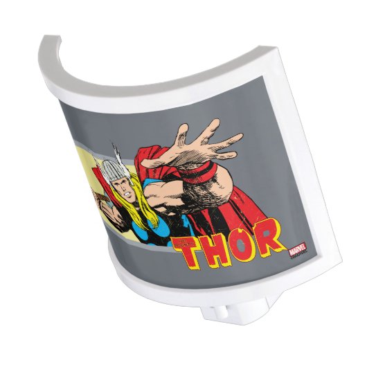 Thor Retro Graphic Night Light (Angled)