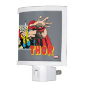 Thor Retro Graphic Night Light (Left)