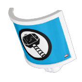 Thor Retro Hammer Icon Night Light (Angled)