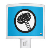 Thor Retro Hammer Icon Night Light (Front)