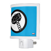 Thor Retro Hammer Icon Night Light (Left)