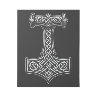 Thor’s Hammer Wall Art – Norse Knotwork Statement