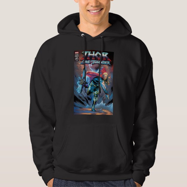 Thor Stormbreaker Comic Cover Homage Hoodie (Front)