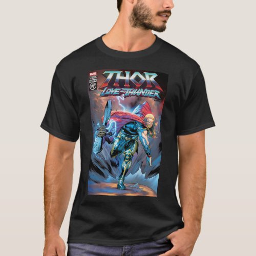 Thor Stormbreaker Comic Cover Homage T_Shirt