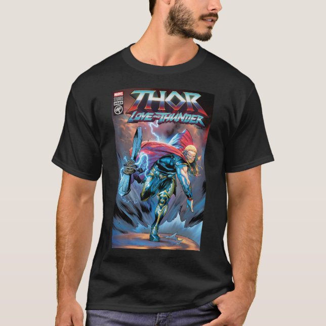 Thor Stormbreaker Comic Cover Homage T-Shirt (Front)
