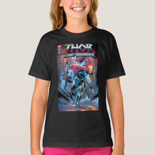 Thor Stormbreaker Comic Cover Homage T_Shirt