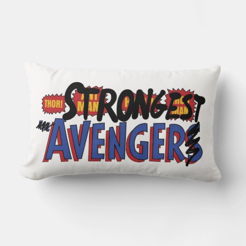 Thor Strongest Avenger Lumbar Pillow