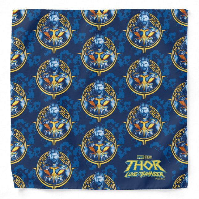 Thor Stylized Asgardian Graphic Bandana (Front)