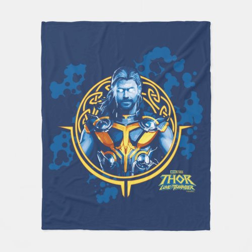 Thor Stylized Asgardian Graphic Fleece Blanket