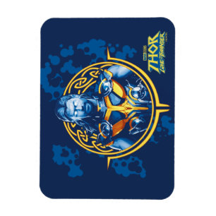 Thor Stylized Asgardian Graphic Magnet