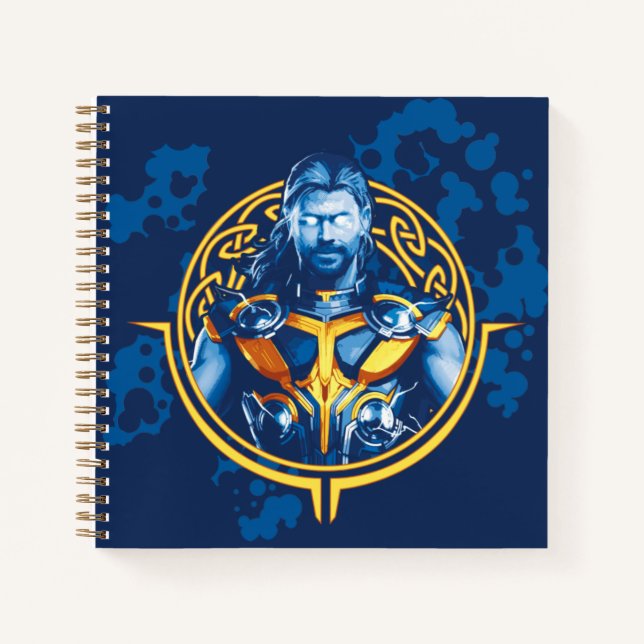 Thor Stylized Asgardian Graphic Notebook (Front)