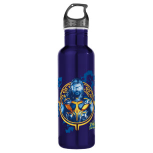 Thor Stylized Asgardian Graphic Stainless Steel Water Bottle