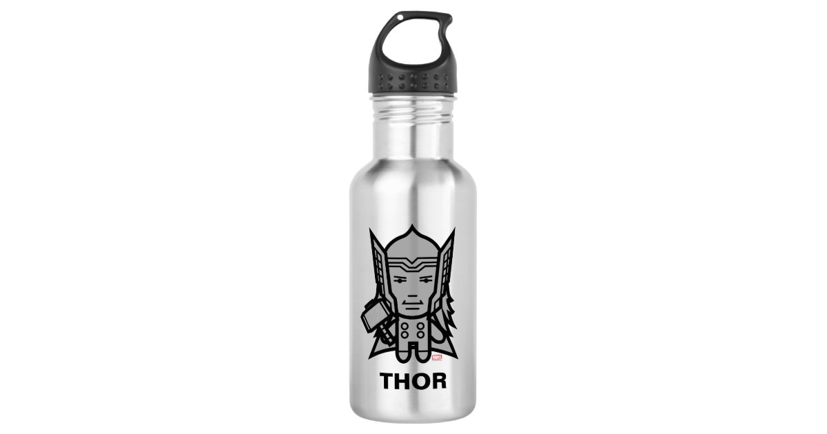 Thor 12oz Double Wall Vacuum Sealed Stainless Steel Kids Water Bottle 