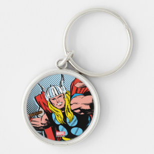 Thor Swing Back Mjolnir Keychain