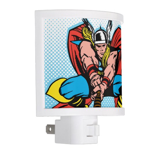 Thor Swinging Mjolnir Forward Night Light (Right)