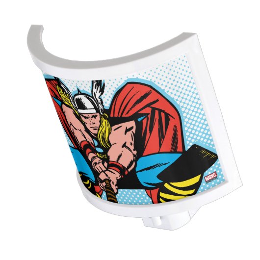 Thor Swinging Mjolnir Forward Night Light (Angled)