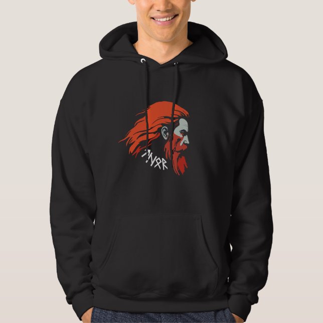 Thor the Almighty - Norse Mythology Hoodie (Front)