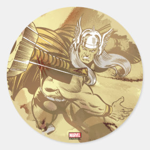 Stickers Marvel Comics - Thor Retro | Ideer till originella presenter