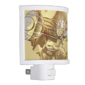 Thor Throwing Mjolnir Night Light (Right)