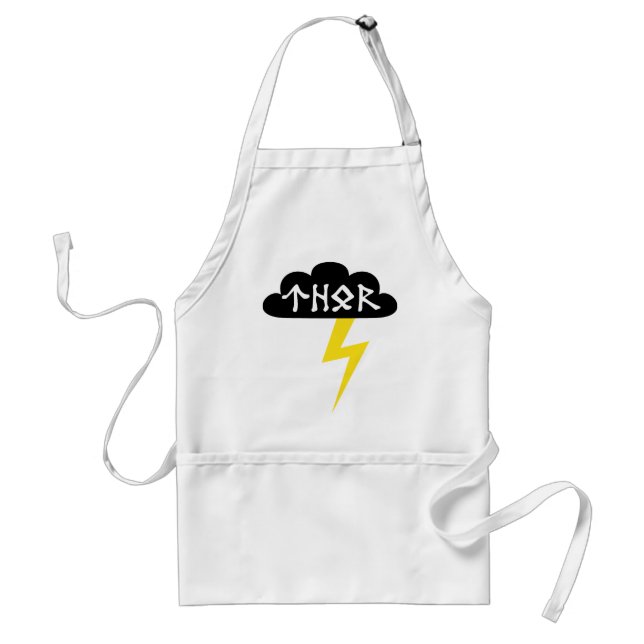 Thor Thunderbolt Adult Apron (Front)