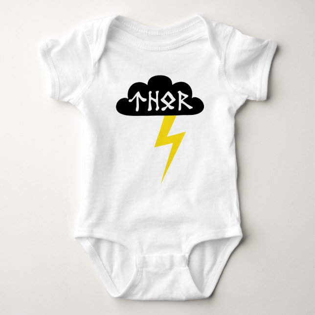 Thor Thunderbolt Baby Bodysuit (Front)