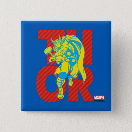 Thor Typography Character Art Button