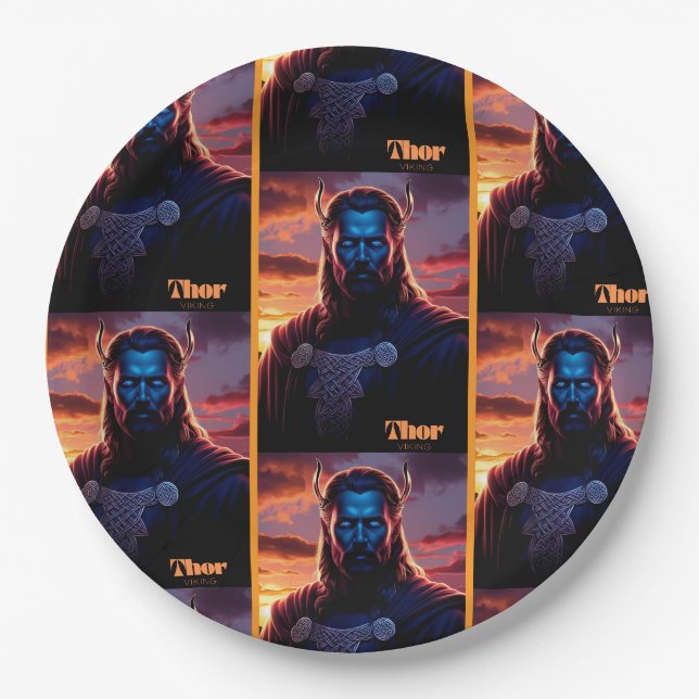 THOR VIKING PAPER PLATES (Front)