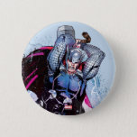 Thor Watercolor Character Graphic Button