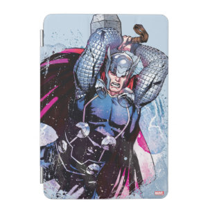 Thor Watercolor Character Graphic iPad Mini Cover