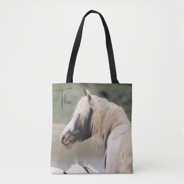 Thor Wild Horse Tote Bag (Front)
