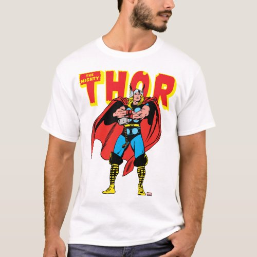 Thor With Arms Crossed T_Shirt