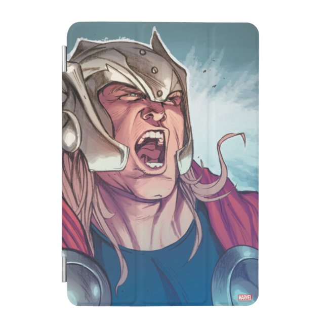 Thor Yell Comic Panel iPad Mini Cover (Front)