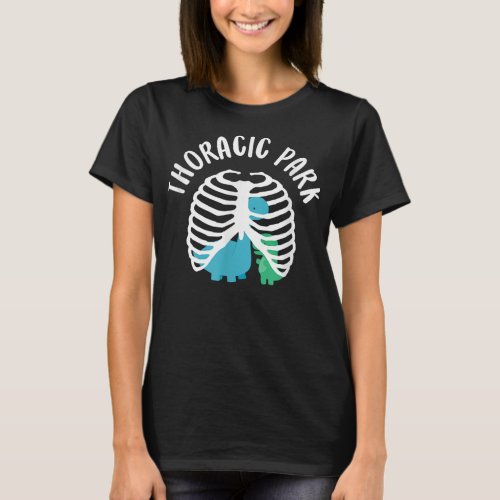 Thoracic Park Funny Dinosaur Nurse Squad Nursing S T_Shirt