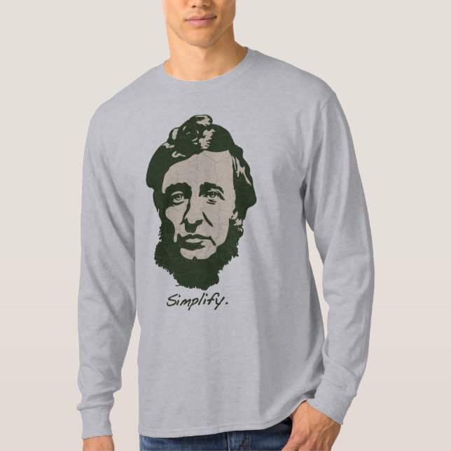 thoreau2-grn-LTT T-Shirt (Front)