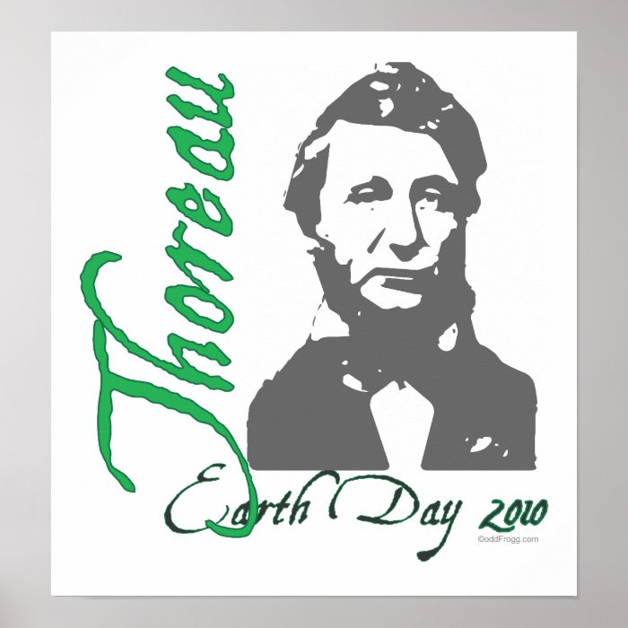 Thoreau Earth Day 2010 Poster