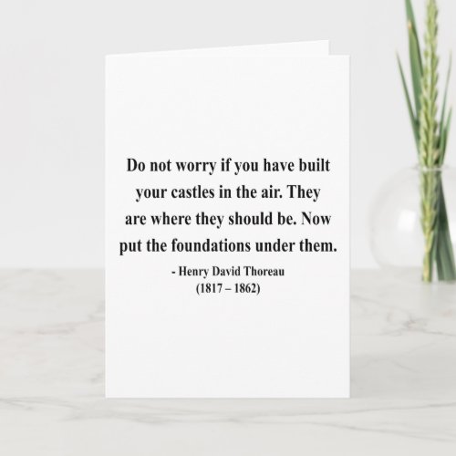 Thoreau Quote 2a Card