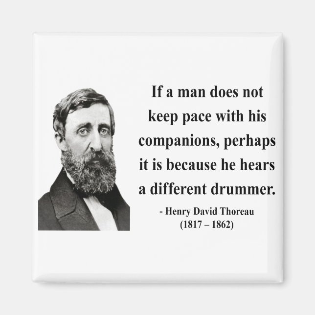 Thoreau Quote 4b Magnet (Front)