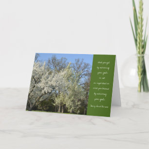 Thoreau Quote Graduation Card-Trees Card