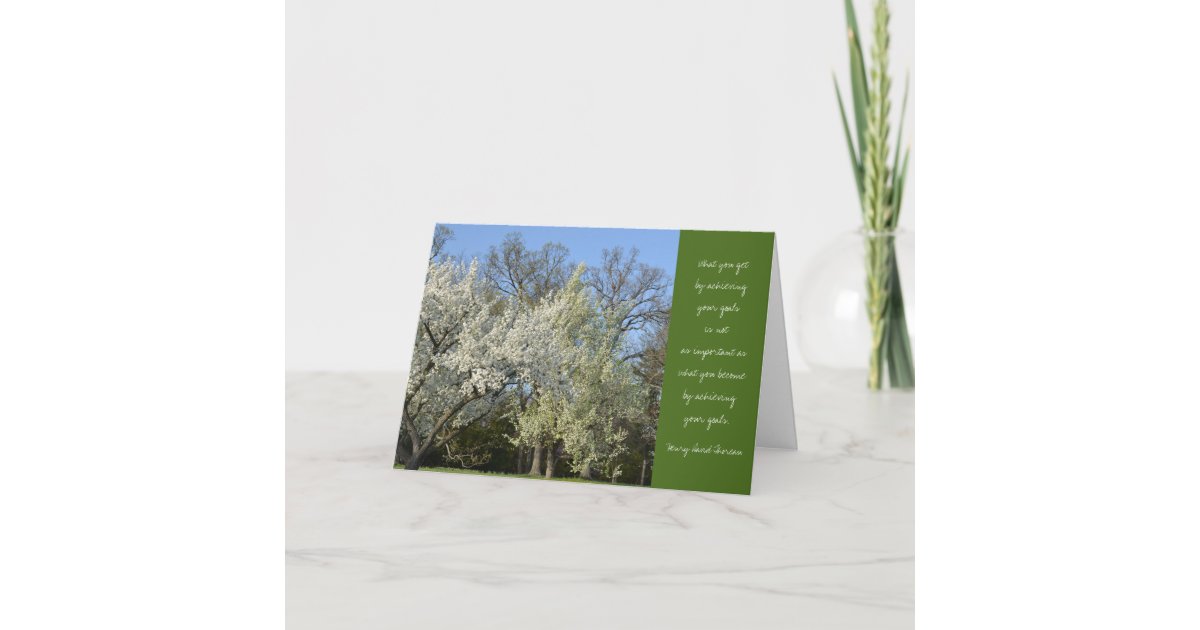 Thoreau Quote Graduation Card Trees Card Zazzle Thoreau Quote Graduation Card Trees Card Zazzle