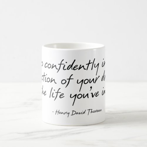 Thoreau Quote Mug