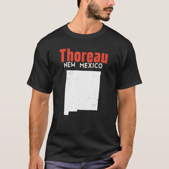 Thoreau USA State America Travel New Mexican New M T-Shirt (Front)