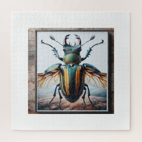 Thorictus Beetle IREF901 _ Watercolor Jigsaw Puzzle
