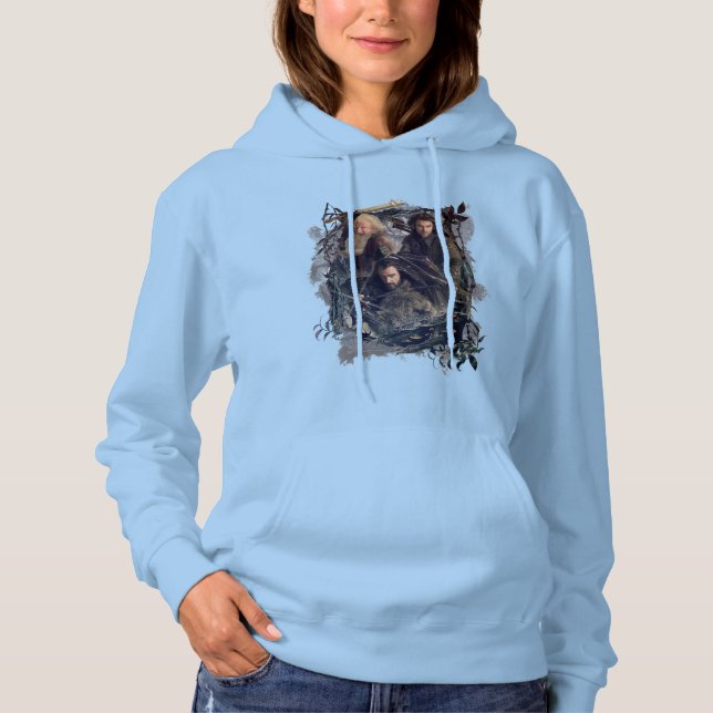 Thorin, Kili, and Balin Graphic Hoodie (Front)