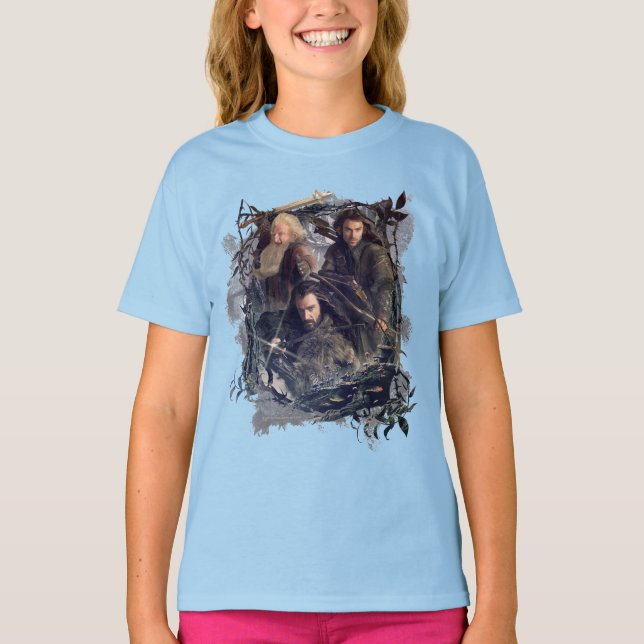 Thorin, Kili, and Balin Graphic T-Shirt (Front)