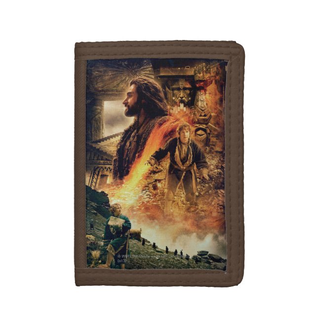 THORIN OAKENSHIELD™ and BILBO BAGGINS™ in Erebor Tri-fold Wallet (Front Vertical)