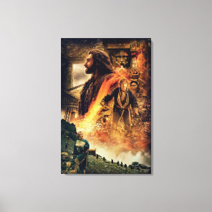 THORIN OAKENSHIELD™ and BILBO BAGGINS™ in Reba Canvas Print