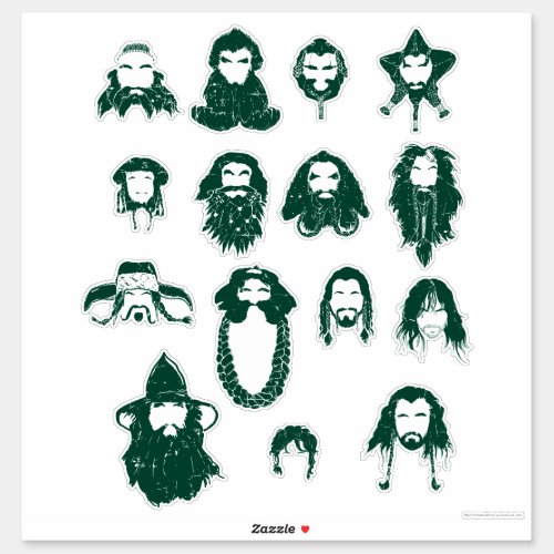 THORIN OAKENSHIELDâ and Company Hair Sticker