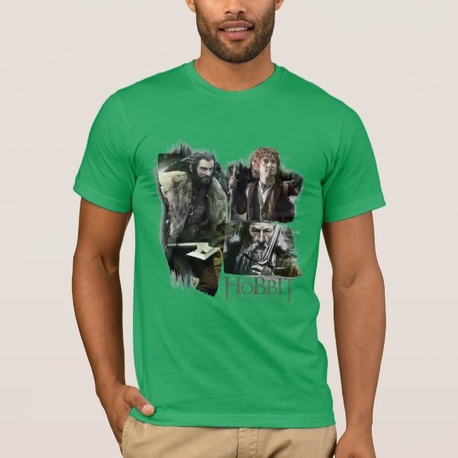 THORIN OAKENSHIELD™, BILBO BAGGINS™, & Gandalf Art T-Shirt (Front)