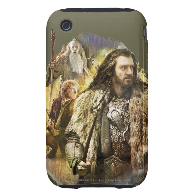 THORIN OAKENSHIELD™, BILBO BAGGINS™, Gandalf iPhone 3 Tough Cover (Back)